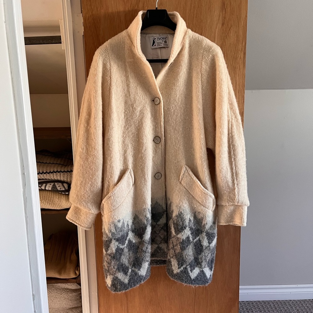 Vintage Icelandic wool jacket